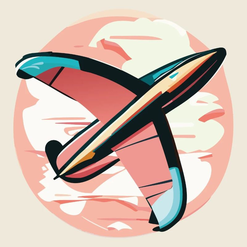 Planeur rose