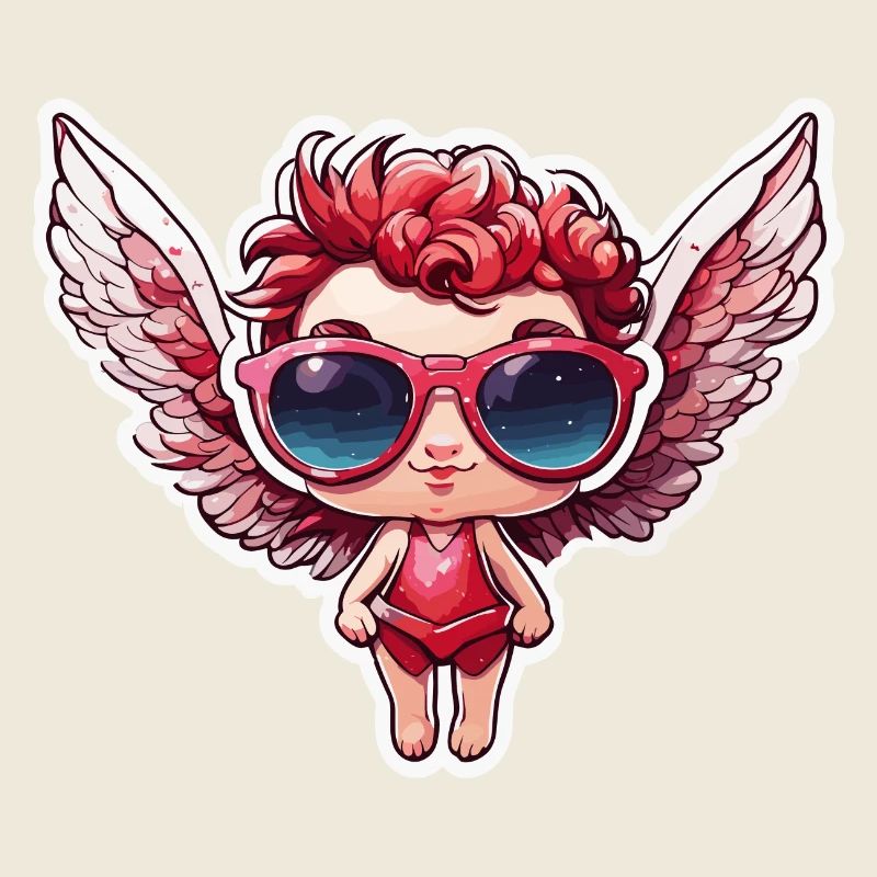 Cupidon / Amour / Flèche / Coeur / Saint Valentin