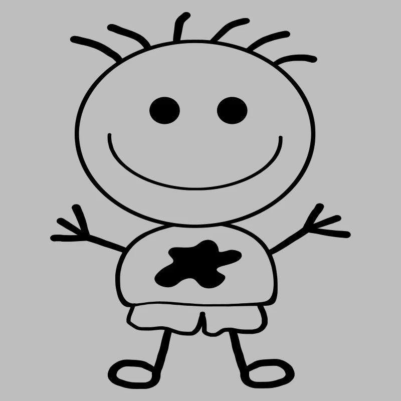 Strichmännchen-Junge