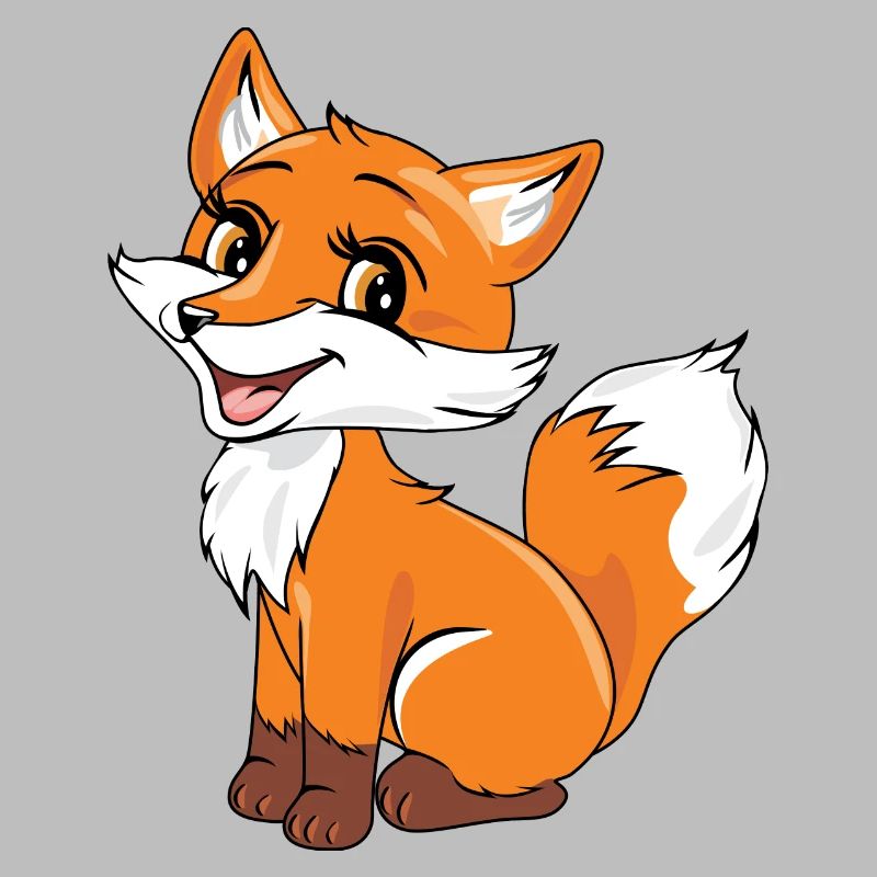Mignon bébé renard
