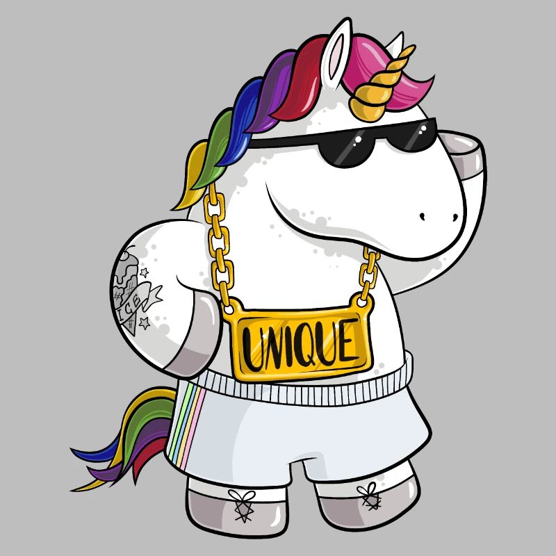 Unique Comic Einhorn