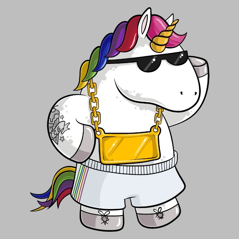Unique Comic Einhorn