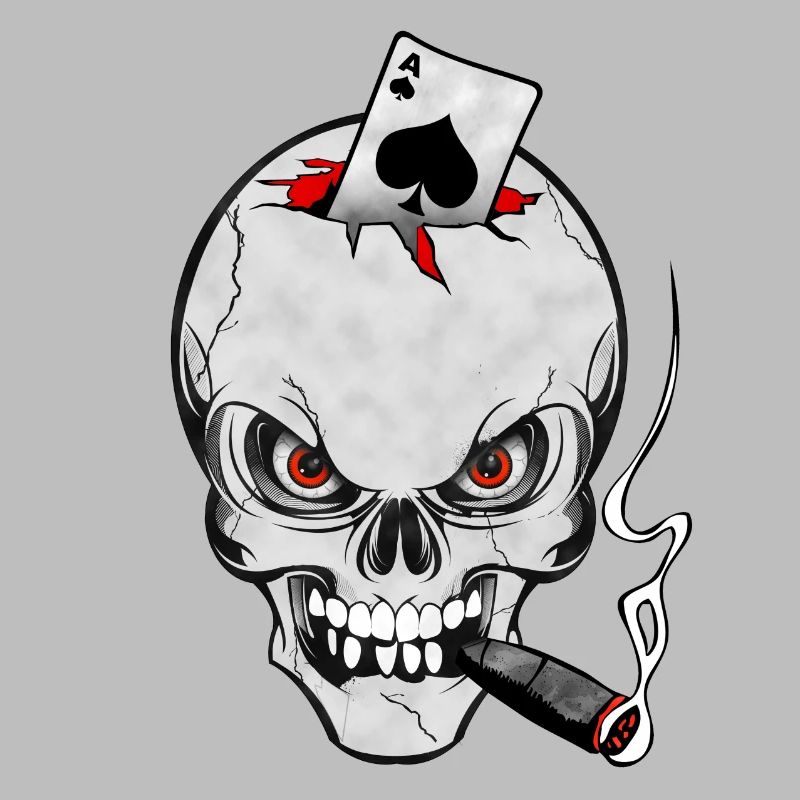 skull poker