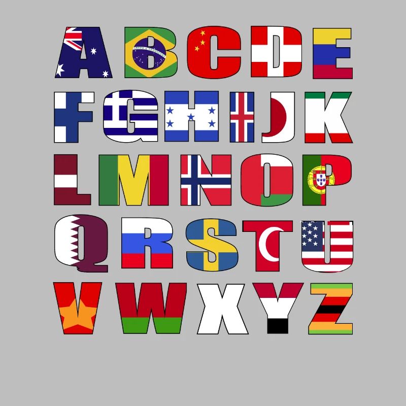 Pays Drapeaux Alphabet