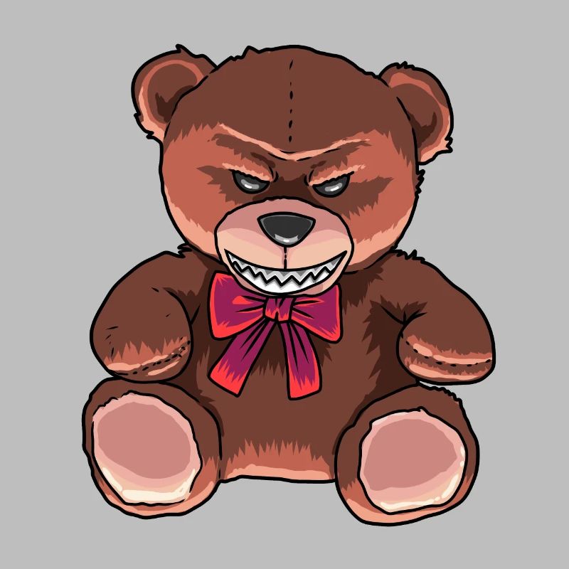 Horror Teddy spoiled bad horror Halloween