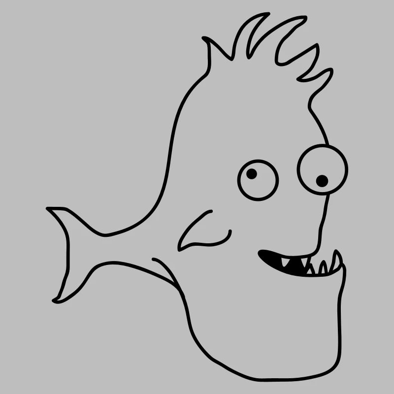 Stupid Crazy Comic Fish