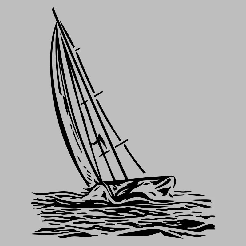 Sailboat on the wind