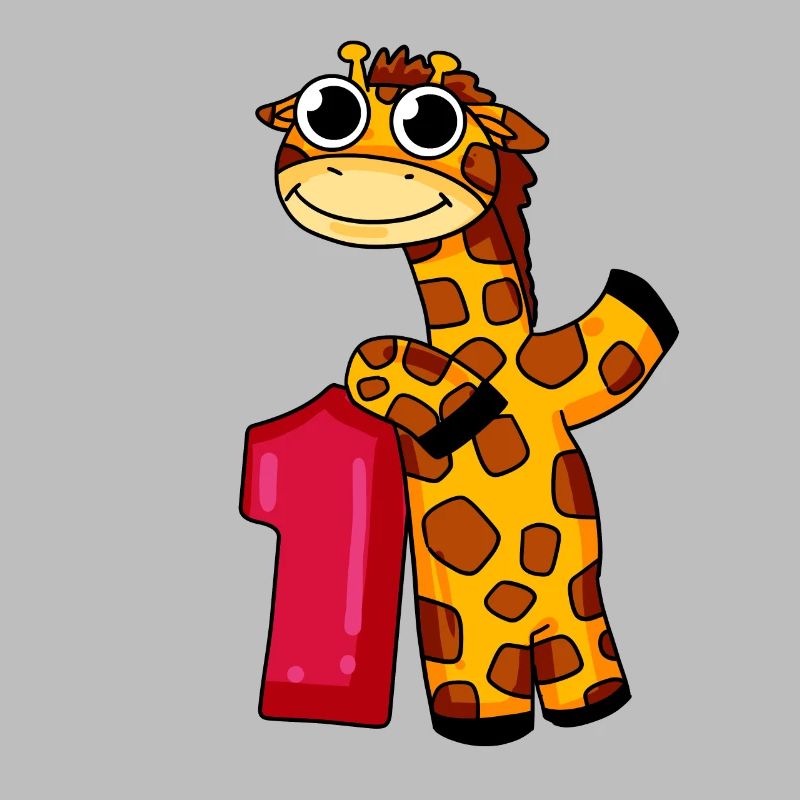 1st birthday giraffe 1st class gift
