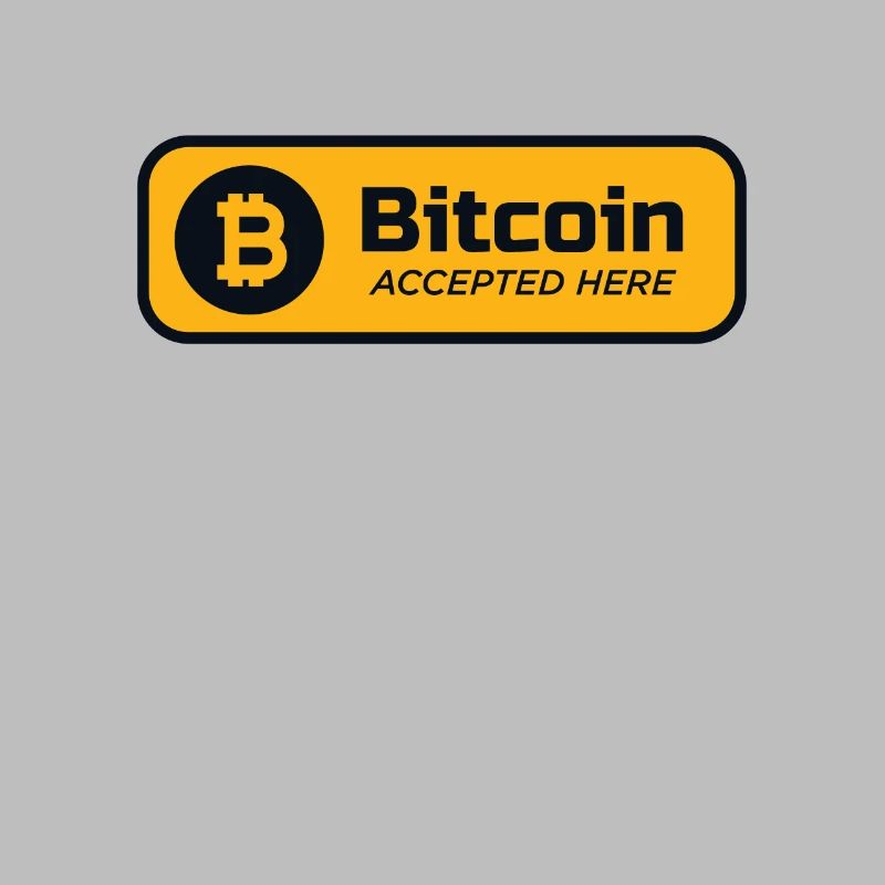 Bitcoin accepted here Bitcoin-Logo Crypto BTC