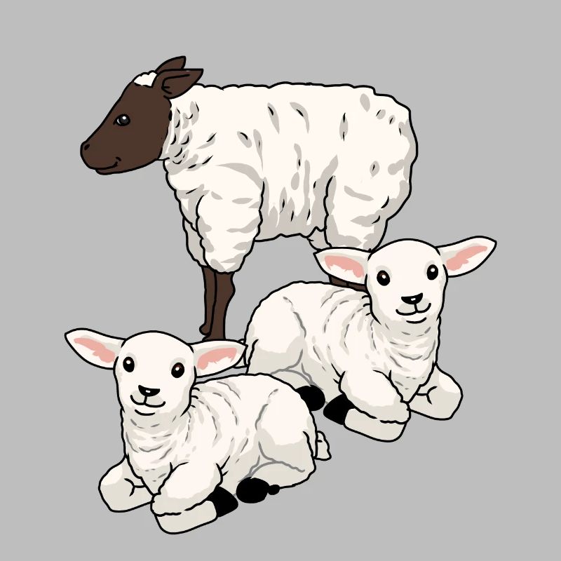 Sheep Sheep Ungulates Lamb Easter Mutton Herd