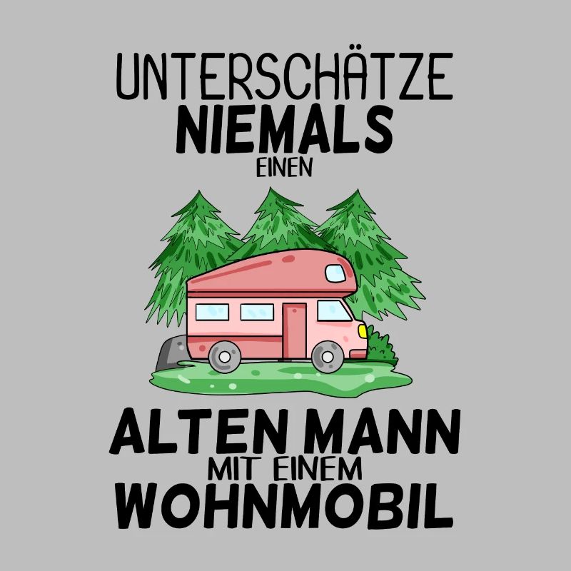 Alter Mann Wohnmobil