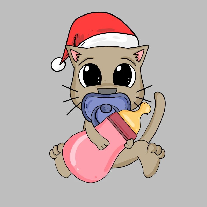 Bébé Chat Noël