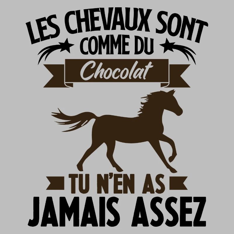 Les chevaux sont comme du chocolat
