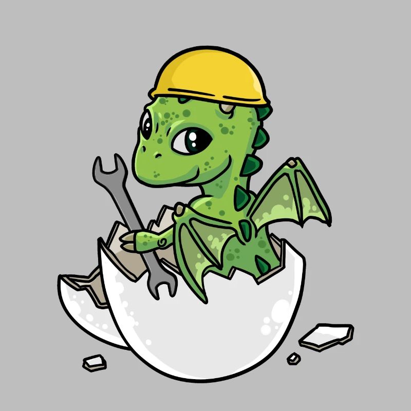 Dino Craftsman Eggshell Tool Car Workshop