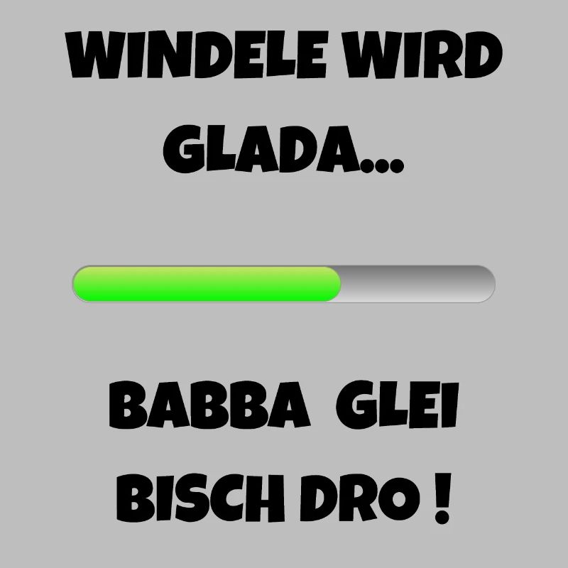 Windele wird geladen Schwäbisch Eltern Papa