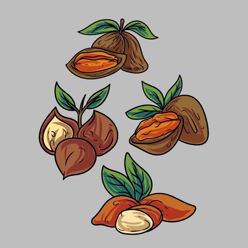 Pecans Almonds Chestnuts Nuts
