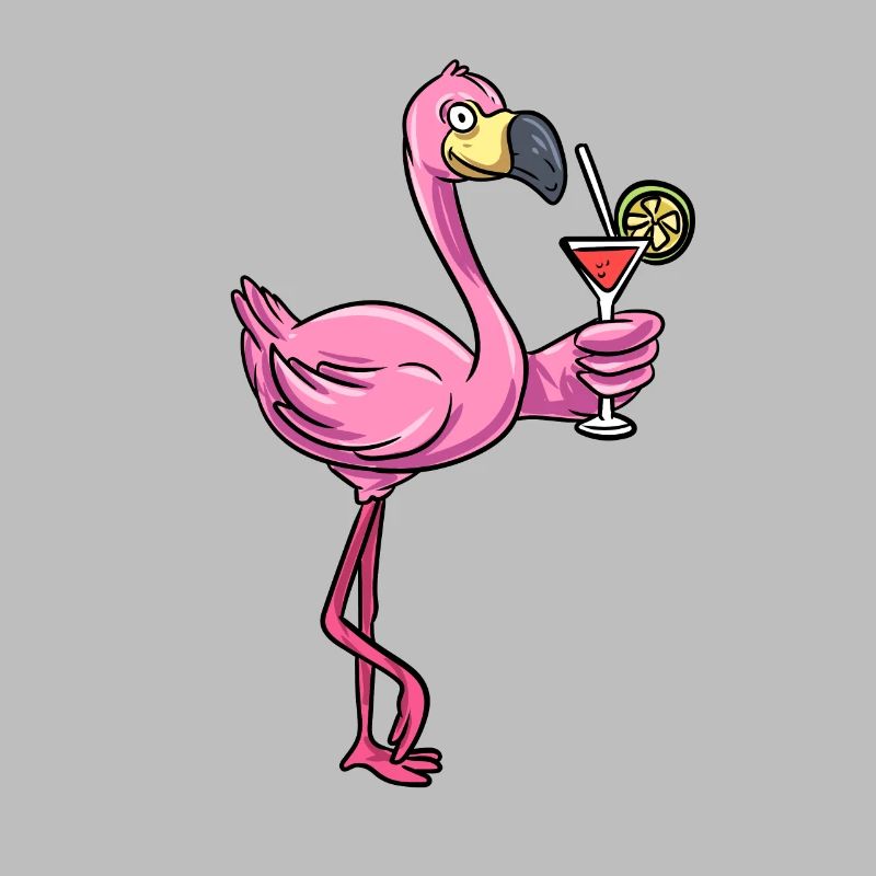 Flamingo Pink Bird