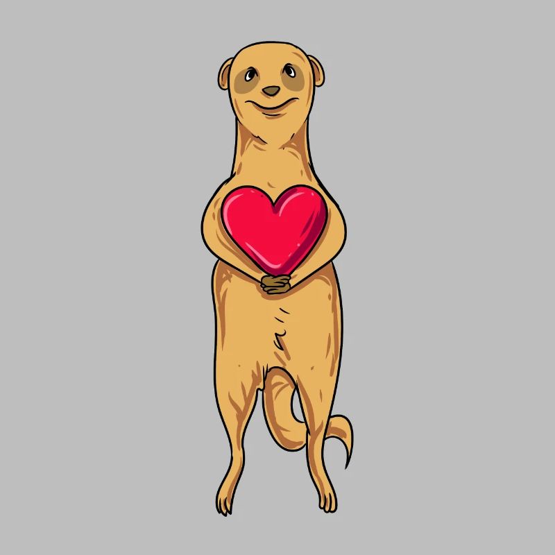 Valentinstag Erdmännchen