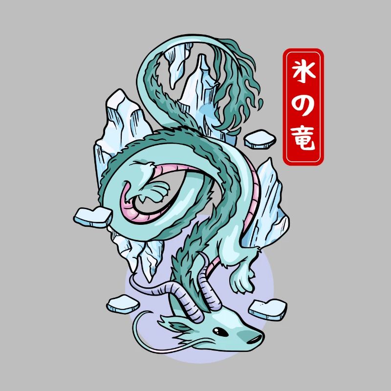 Japanischer Eisdrache Elementarer Mythos