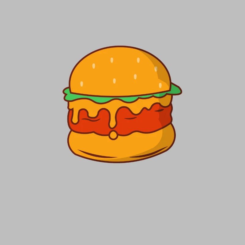 Burger Cheeseburger Dessin de restauration rapide