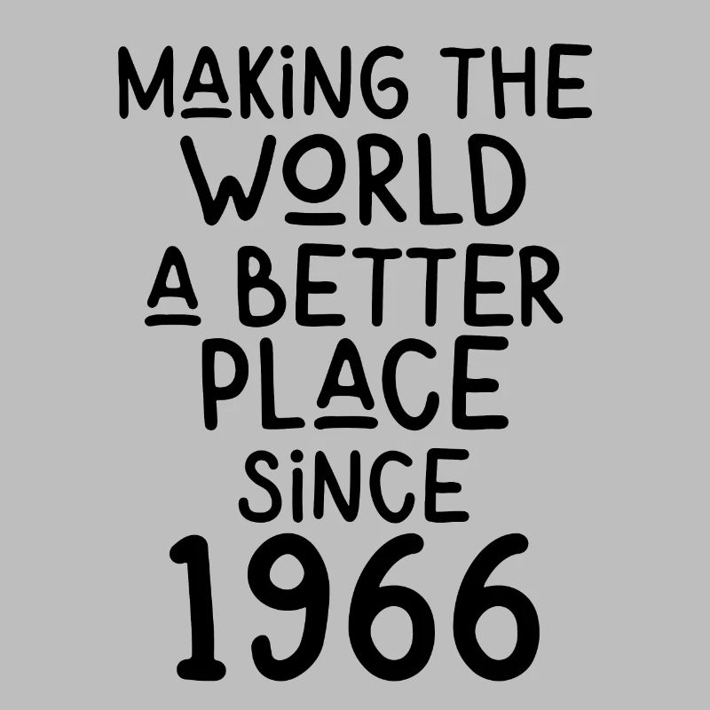 Making the World a better place since 1966