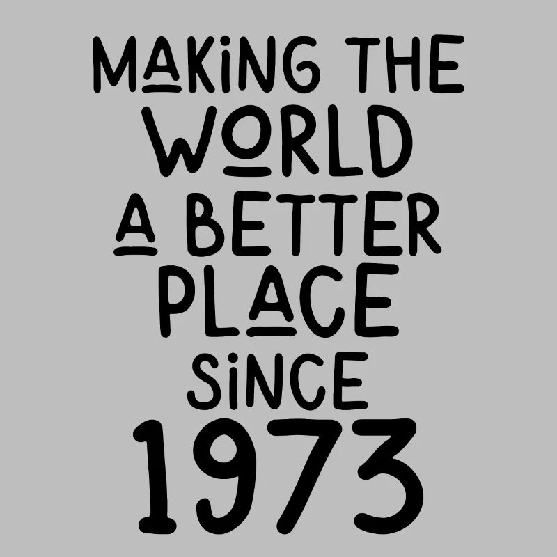 Making the World a better place since 1973