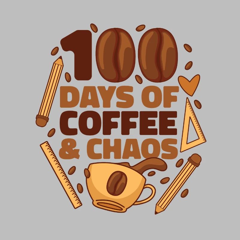 100th School Day Coffee Teacher Educator Headmaster