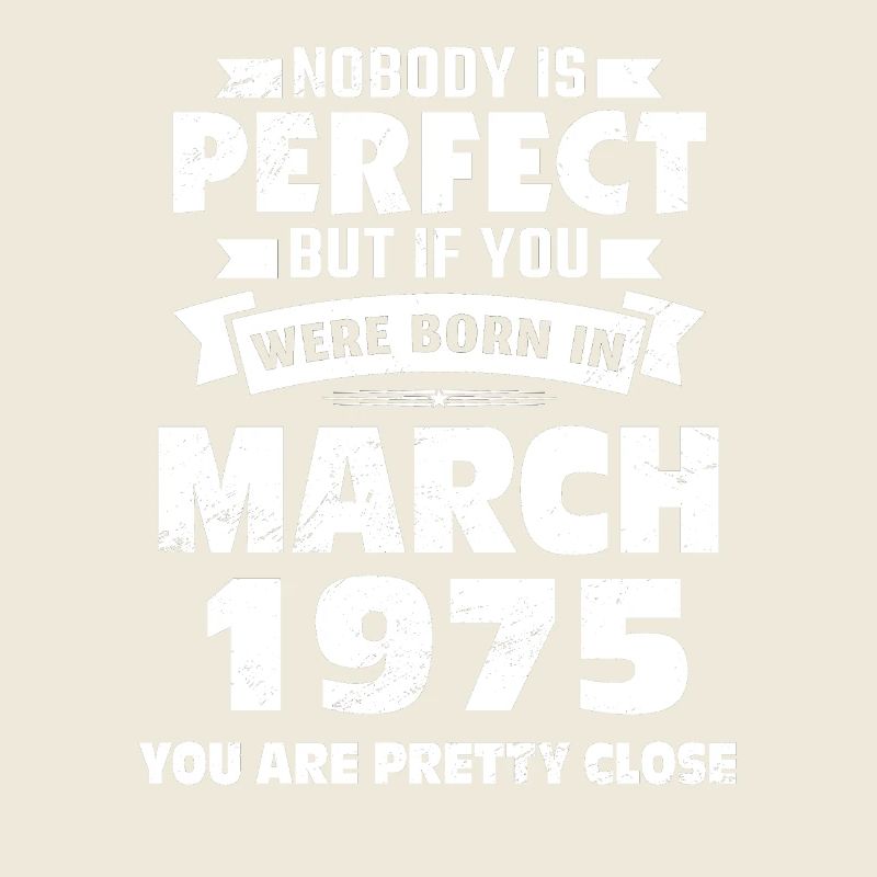48th birthday March Born 1975 Gift idea