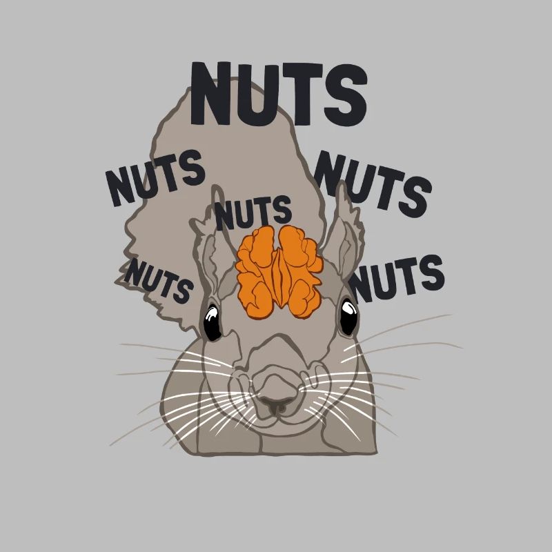 Nuts Brain Fox Squirrel Grey Squirrel