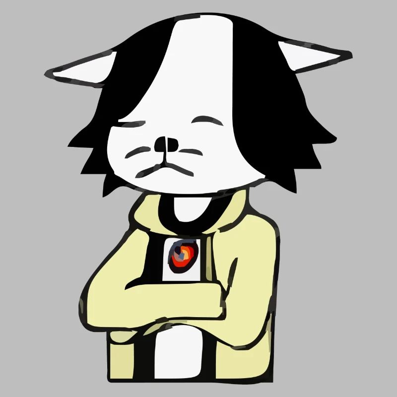 Bloo le chat grognon
