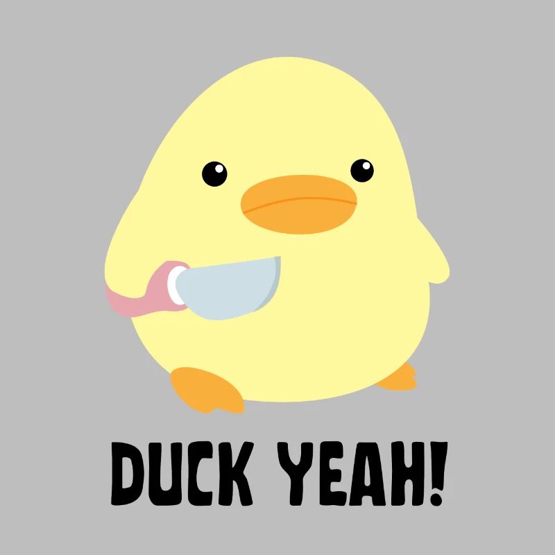 Duck Yeah - Duck with knife Ente mit Messer