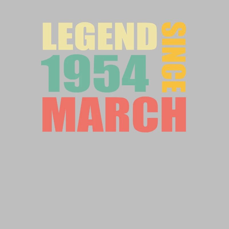 69th birthday March Born 1954 Gift idea