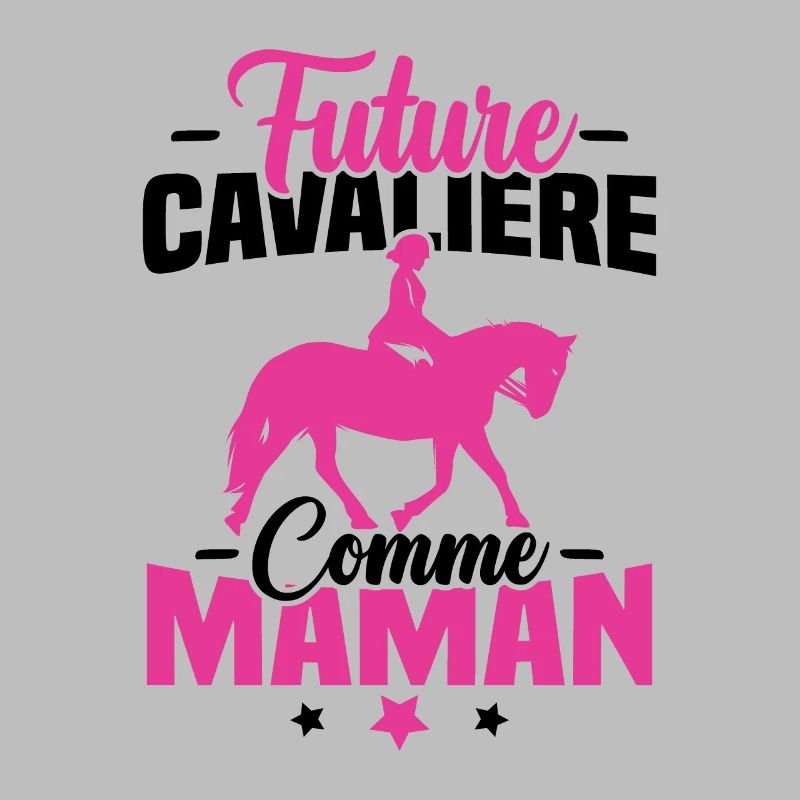 Future cavalière comme maman