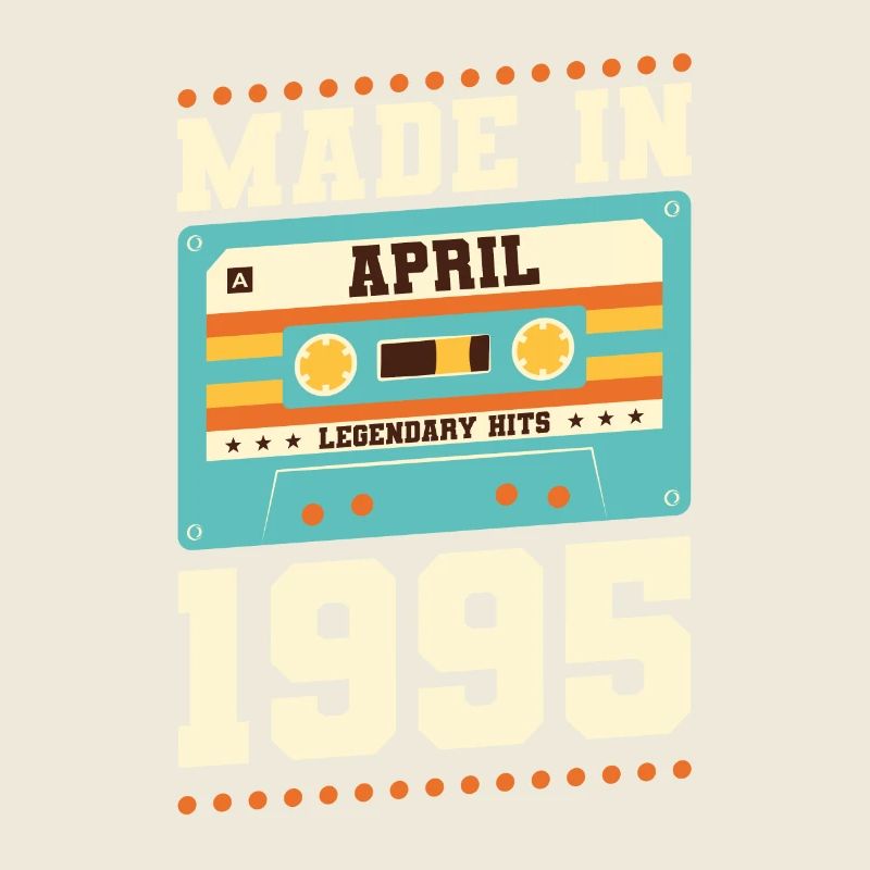 28th birthday April Born 1995 Gift idea