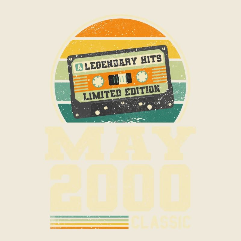 23e anniversaire Mai Année 2000 Idée cadeau