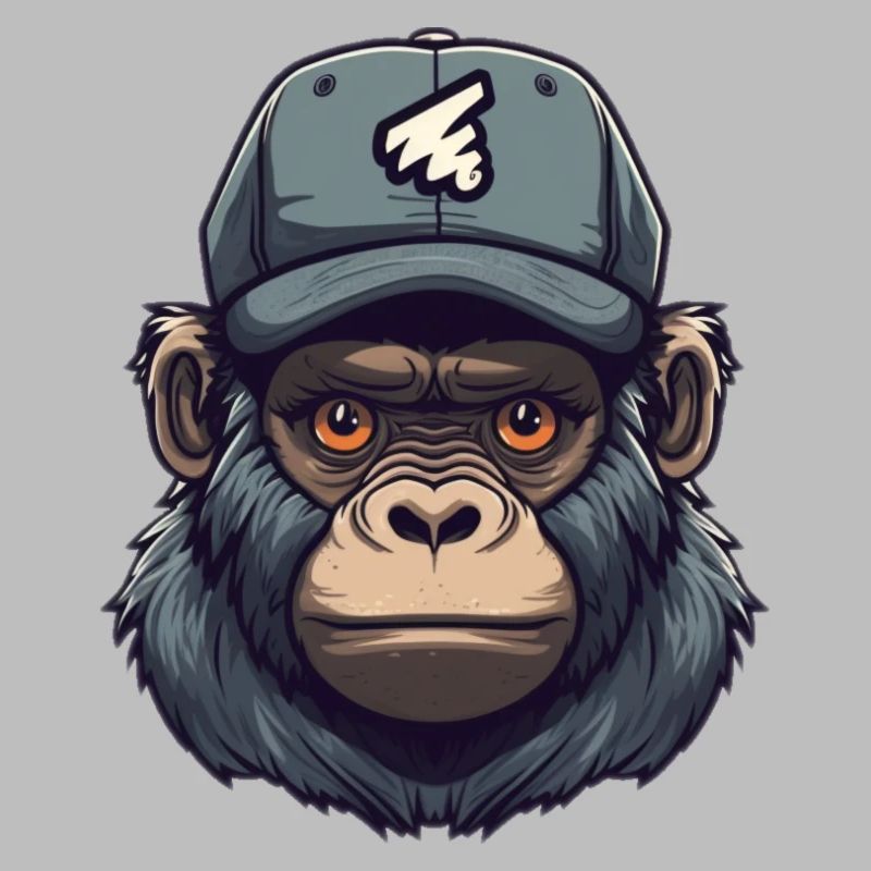 Monkey with cap