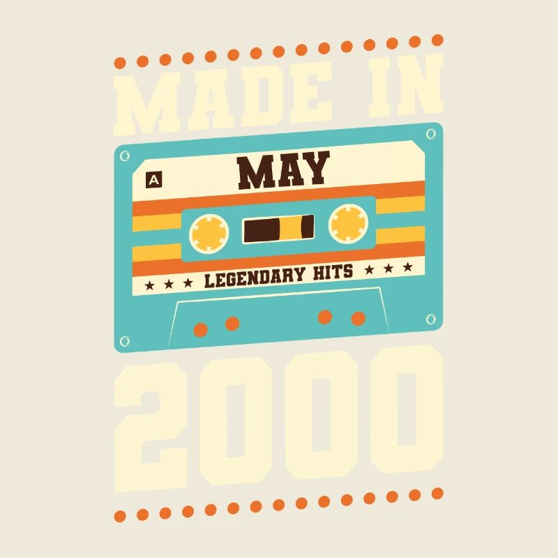 23e anniversaire Mai Année 2000 Idée cadeau
