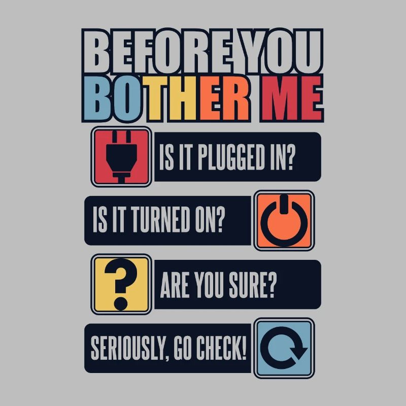 Before You Bother Me Computer Scientist Admin