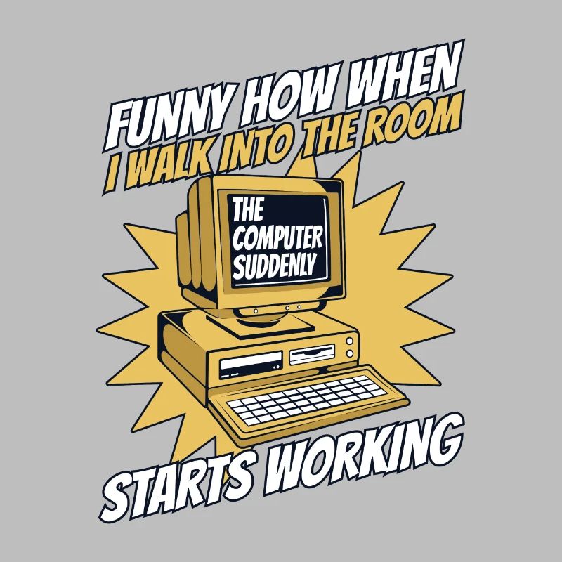 The Computer Suddenly Starts Working Admin