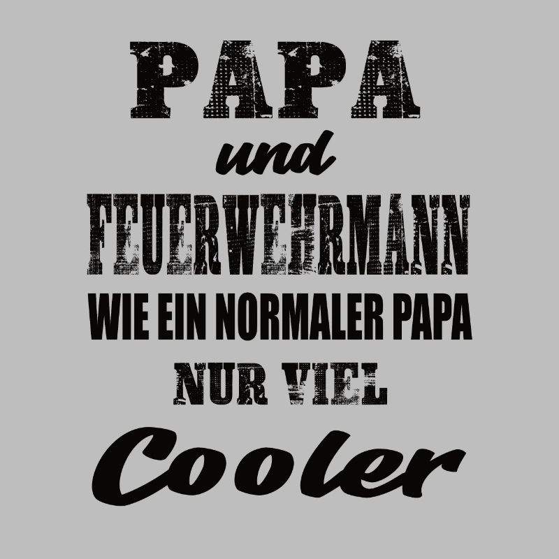 Papa und Feuerwehrmann