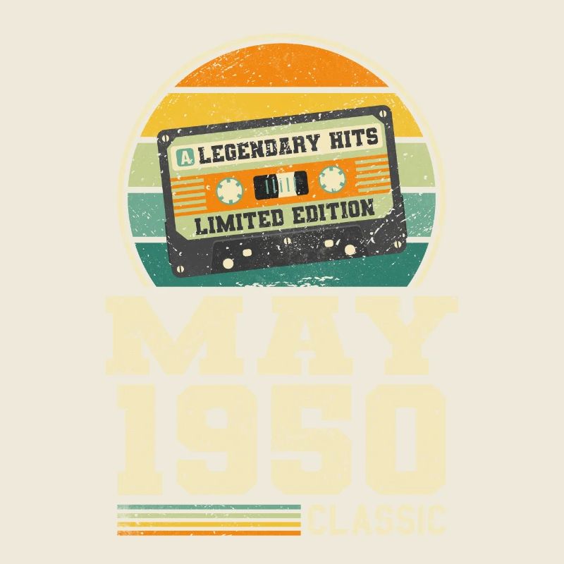 73rd birthday May Born in 1950 Gift idea