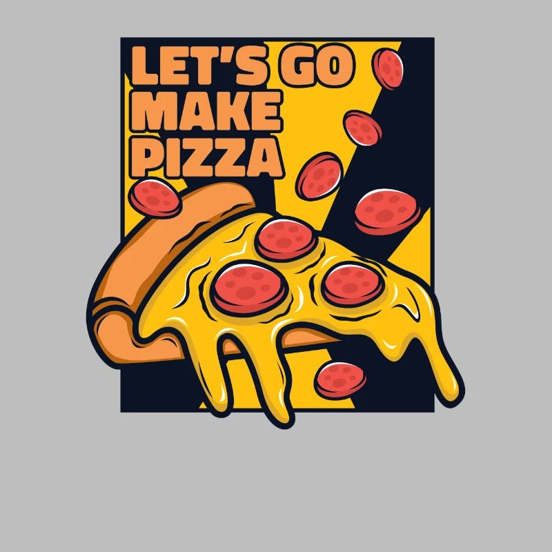 Let's Go Make Pizza Pizza Tray Pizza Oven Pizza