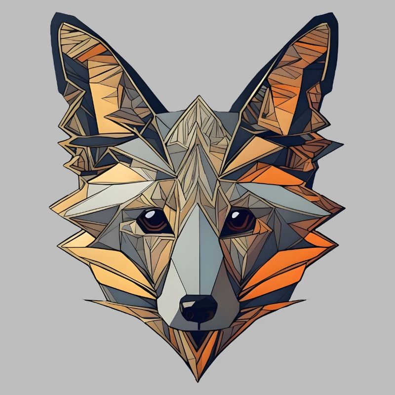 Art abstrait Fox