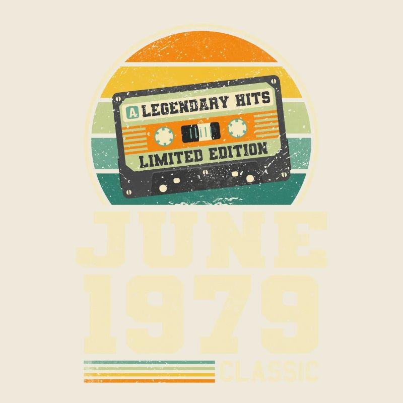 44th Birthday June Vintage 1979 Gift Idea