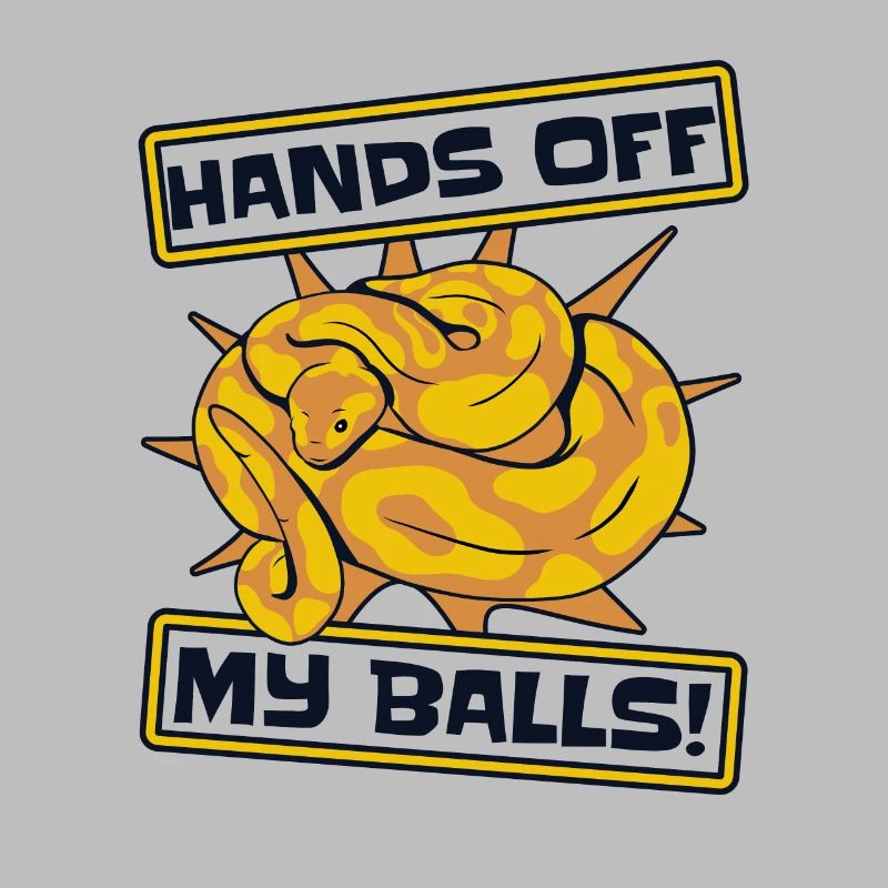 Hands Off My Balls Python Snake Banana Ball