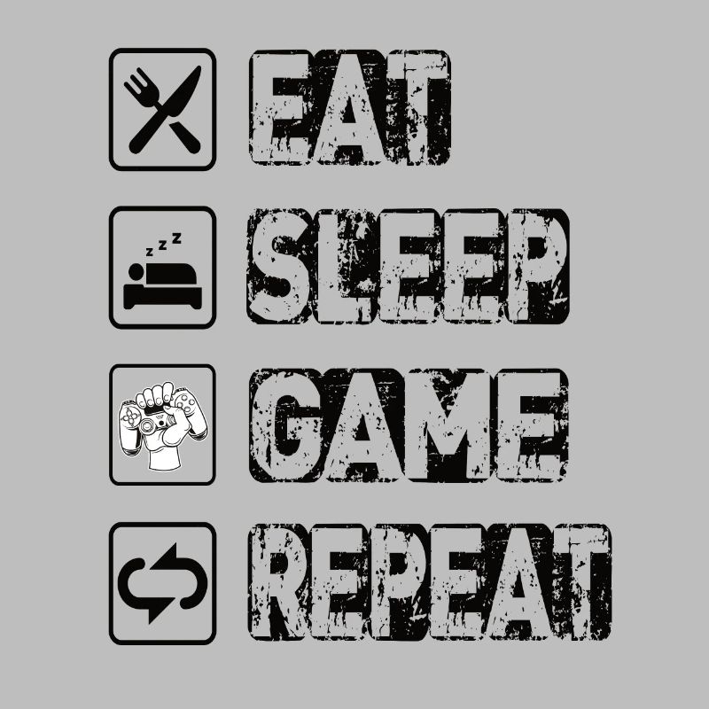 Manger le jeu de sommeil Répéter