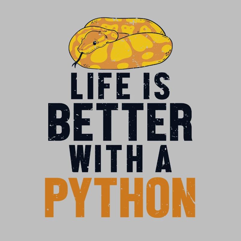 La vie est meilleure avec une boule de banane serpent Python