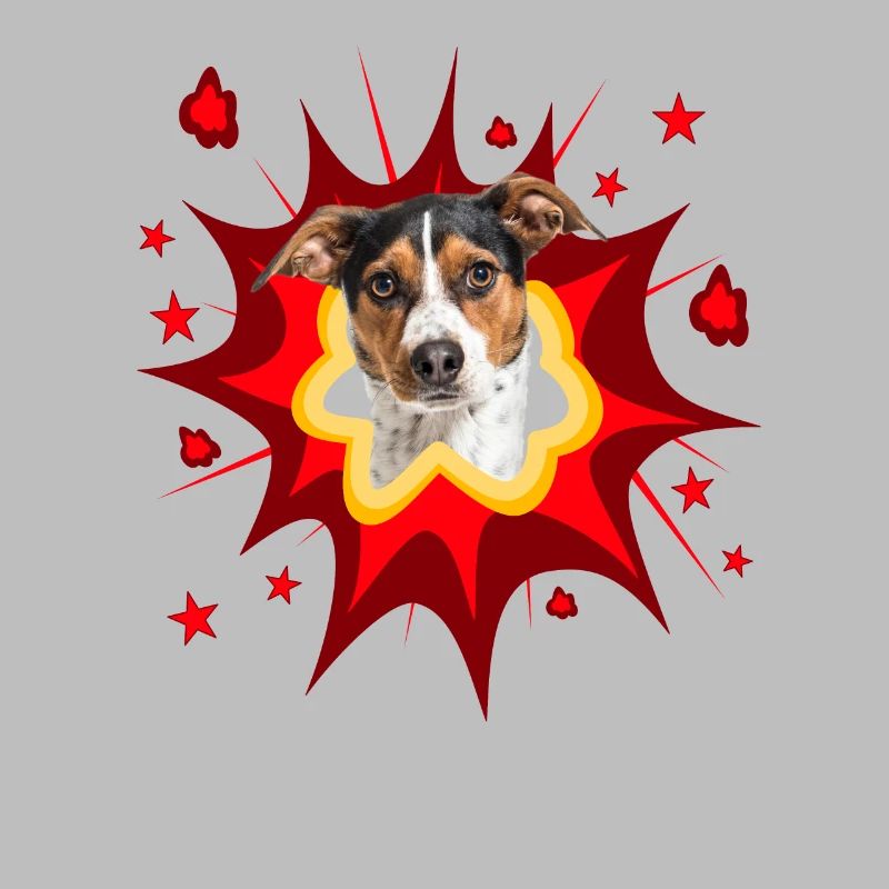 Comic Hund Design - Pow - Ratonero