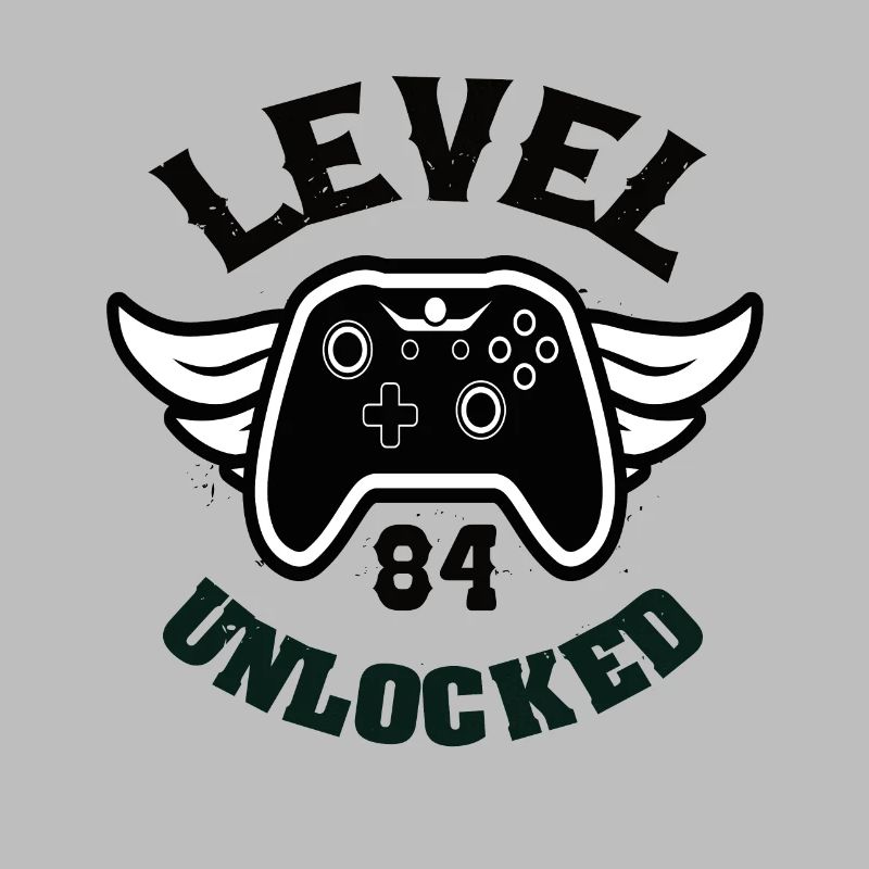 Level 84 Unlocked 84 Birthday