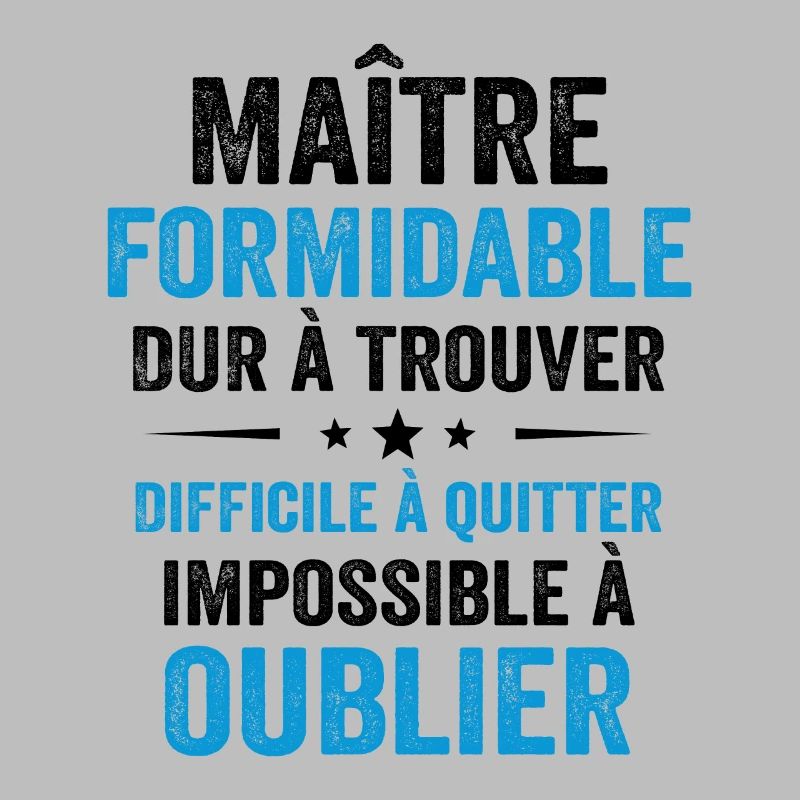 Maître Formidable Idée Cadeau Maître D'école